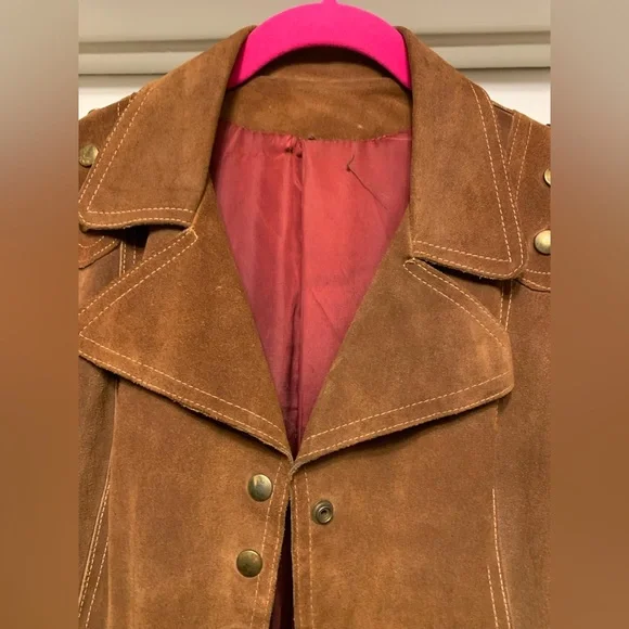🔥 Vintage Suede Jacket - Western Chic Meets Rockstar Vibes 🤠🎸🔥 - Picture 5 of 16